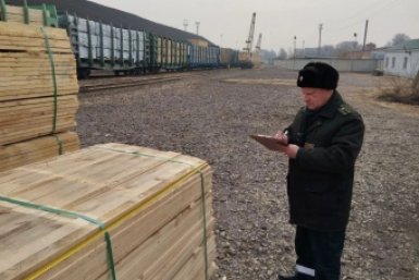 Задержанная партия пиломатериалов пресс-служба Уссурийской таможни