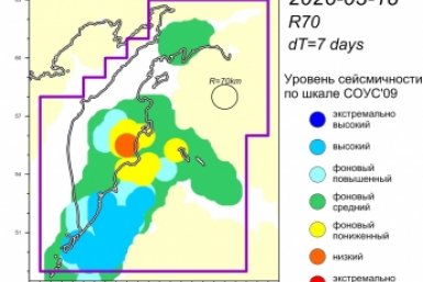 На Камчатке уровень сейсмической активности понизился до среднего