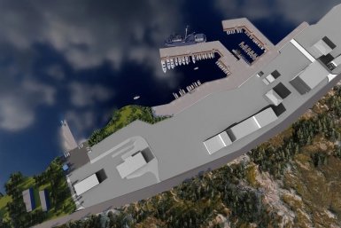 Слип для лодок в бухте Нагаева Правительство Магаданской области