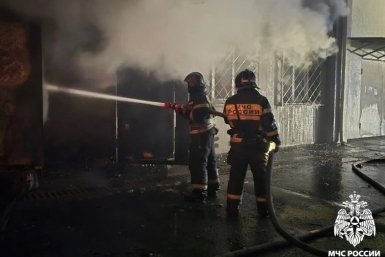 Ликвидация возгорания пресс-служба ГУ МЧС России по Приморскому краю