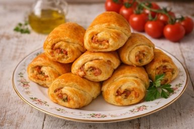 Беру пачку теста и яйца — делаю "завертоны" вкуснее любой пиццы: съедаются быстрее, чем готовятся