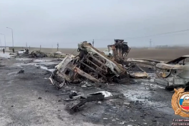 МВД установило причину смертельной аварии с бензовозом под Ростовом