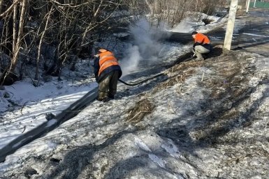 Талые воды подтопили несколько территорий в двух округах Иркутска