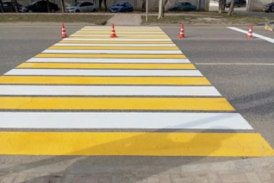 Дорожную разметку обновляют в Ставрополе