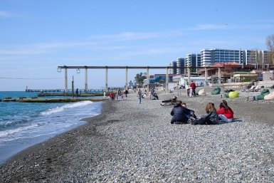 Чёрное море у берегов Краснодарского края прогрелось до 11 градусов Цельсия