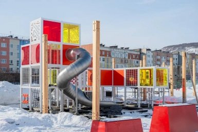 Работы на Магаданской площади идут по графику пресс-служба мэрии Магадана