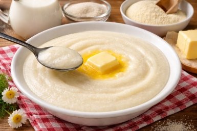 Манная каша без комочков как в садике: тот самый рецепт из СССР по ГОСТу