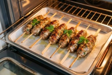 Люля-кебаб как на костре, только в духовке: секрет невероятной сочности и аромата специй