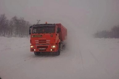 Обстановка на дорогах Магаданской области 24 марта