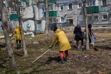 Месячник чистоты. Архивные фото пресс-служба администрации Южно-Сахалинска