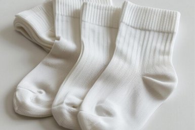 Белоснежные носки после множества стирок - просто добавляю эти подручные средства в воду