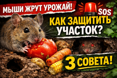 Как защитить участок от мышей — 3 правила, чтобы они не уничтожили урожай