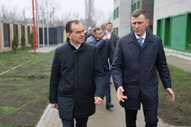 Мэр Краснодара проинспектировал строительство социального кластера