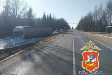 Водитель сгорел в машине после ДТП в Подмосковье 