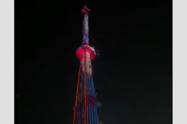 С Днем войск национальной гвардии поздравит телебашня в Симферополе