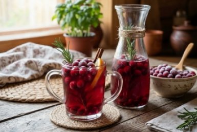 Больше не покупаю соки в магазине: готовлю домашний морс из клюквы за 15 минут