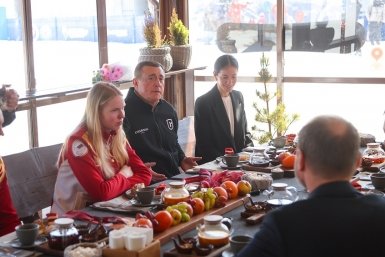 Встреча со спортсменами пресс-служба правительства Сахалинской области