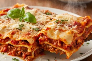 Классическая лазанья болоньезе: рецепт с домашним тестом