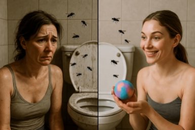 Кинули в унитаз — и запах исчез: сода + кислота творят чудеса