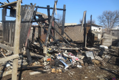 Пьяный мужчина поджег соседскую постройку и уничтожил ее огнем ГУ МВД России по Волгоградской области