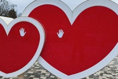 Подросток восстановил, повреждённые им сердца на Аллее любви в Железноводске