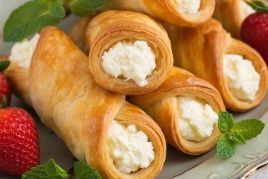 Беру тесто и творог: Готовлю классные рулетики на завтрак