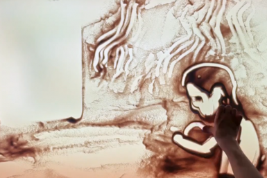 Песочная анимация кадр из видео