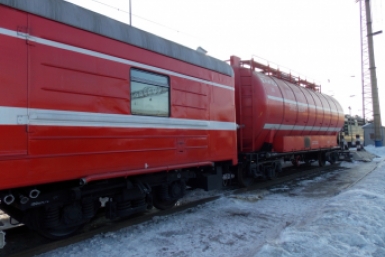 Пожарный поезд ИА IrkutskMedia