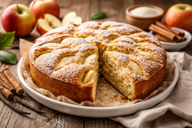 Лью молоко на яблоки — и готовлю пирог нежнее любой шарлотки: получается пышный и в 2 раза быстрее