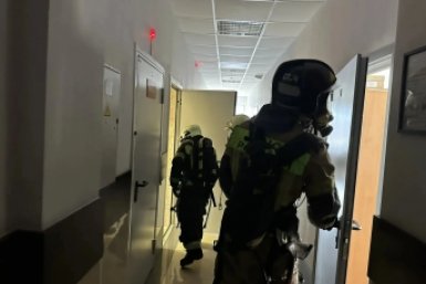  В Магадане Росгвардия и МЧС провели совместную пожарно-тактическую тренировку  пресс-служба Управления Росгвардии по Магаданской области