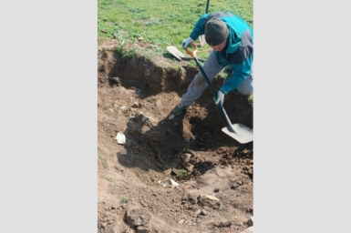 Останки красноармейца нашли в районе в районе бывшего села Узун-Аяк в Крыму