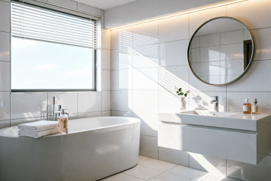 200 мл смеси на 10 минут: вся грязь отошла как миленькая, плитка в ванной блестит — словно зеркало