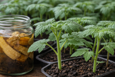 Томаты поперли за 7 дней, а стебли стали толще пальца - просто добавил в подкормку гнилушки с мусорки