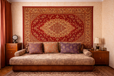 В СССР от такого интерьера визжали и искали по комиссионкам - сегодня это кринж