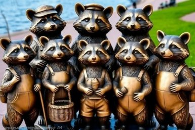 Бронзовые еноты станут новым символом Туапсе