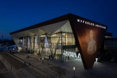 Президент России по ВКС открыл новый терминал в Благовещенске, созданный при поддержке ВЭБ.РФ Пресс-служба аэропорта Благовещенска