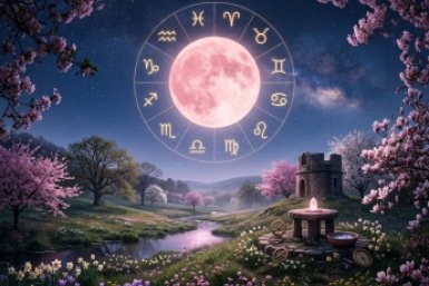Кармический поворот: Розовая Луна 2 апреля 2026 года принесет неземное счастье 4 знакам зодиака