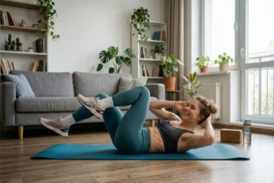 Лентяи в экстазе: жир на животе тает как масло в сауне — 5 упражнений для похудения без усилий