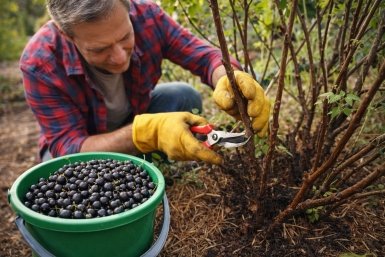 Сделала обрезание в апреле — и смородина разродилась так, что ведра не хватит: метод работает 20 лет