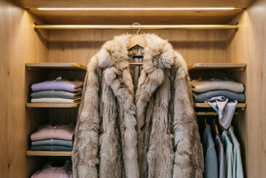 Пихаю на полку в шкаф — моль улетела со свистом: шуба целая и невредимая