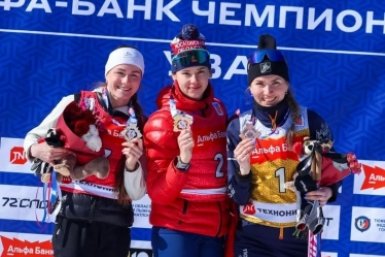 Сахалинка заняла второе место на чемпионате России по биатлону