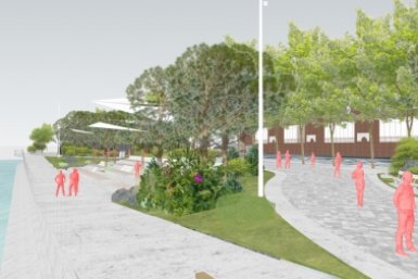 Новые зоны отдыха появятся на набережной Спортивной гавани в 2026 году