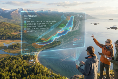 Для Байкала создадут цифровую карту "зелёных" авиамаршрутов