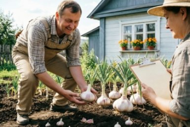 Чеснок размером с кулак: агрономы раскрыли 1 простое правило гигантского урожая — зола и мочевина по графику