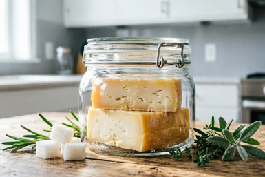 Беру кубик сахара — сыр останется свежим на 14 дней дольше: ни намека на плесень