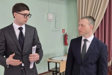 Евгений Беляев и Максим Гореликов Администрация ПКГО