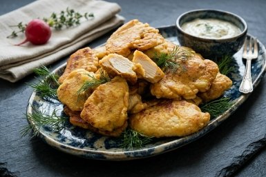 Нашла в книге 1983 года рецепт "того самого" кляра из СССР: он не размокает и не сползает с курицы