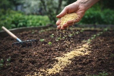 Не навоз и не помет: раскидываю по грядкам эту "муть" в апреле - и даже глинистая почва становится точно чернозем