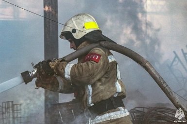 Ликвидация пожара пресс-служба ГУ МЧС России по Приморскому краю