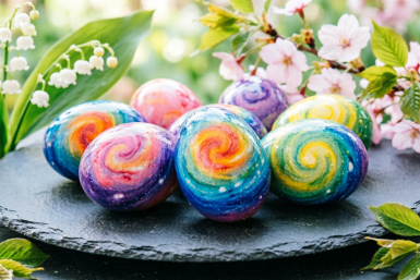 Луковая шелуха, гудбай: крашу яйца на Пасху "космическим" способом — получаю все цвета радуги на скорлупке